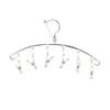 Pearl Metal HB-6182 Laundry Drying Pinch Hanger, 6 Pinch, Stainless