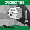 SK 12-Inch Pliers Wrench, Premium CR-V Construction, Smooth Parallel Jaws
