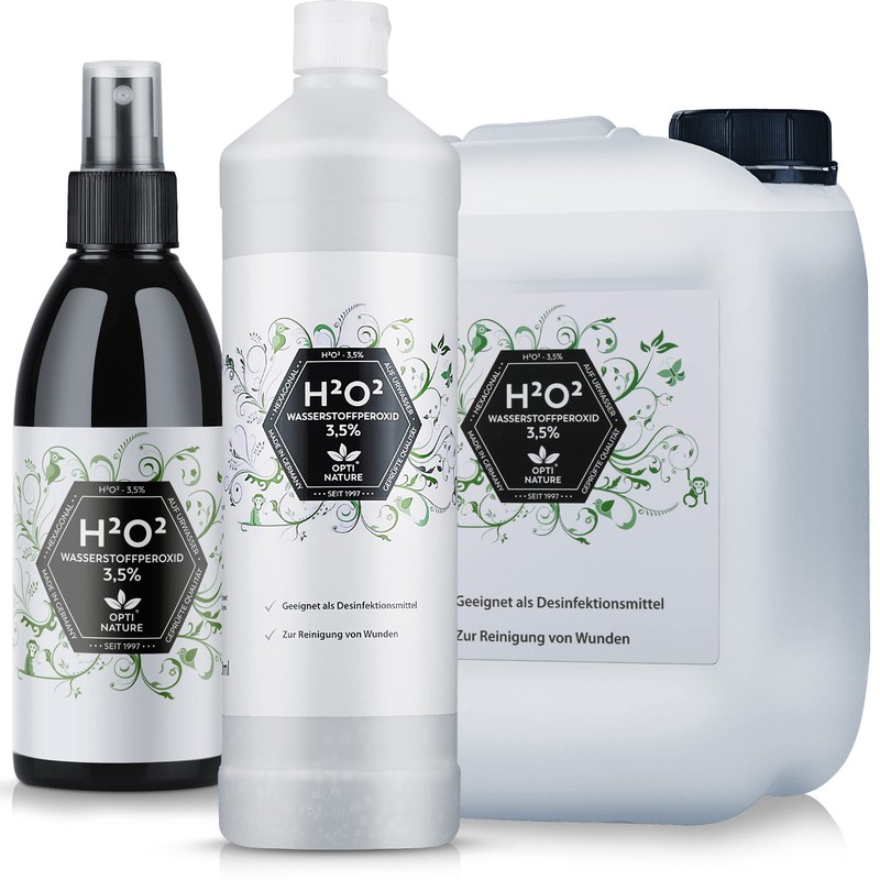 Hydrogen Peroxide 3.5% H2O2 Structured Hexagonal Primal Water (250)-5000 ml,