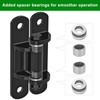 Insaga 6.7'' Heavy Duty Gate Hinges 1100LB Capacity, 6mm Steel
