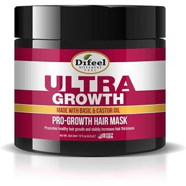 Difeel Ultra Growth Basil & Castor Hair Mask 12 oz.