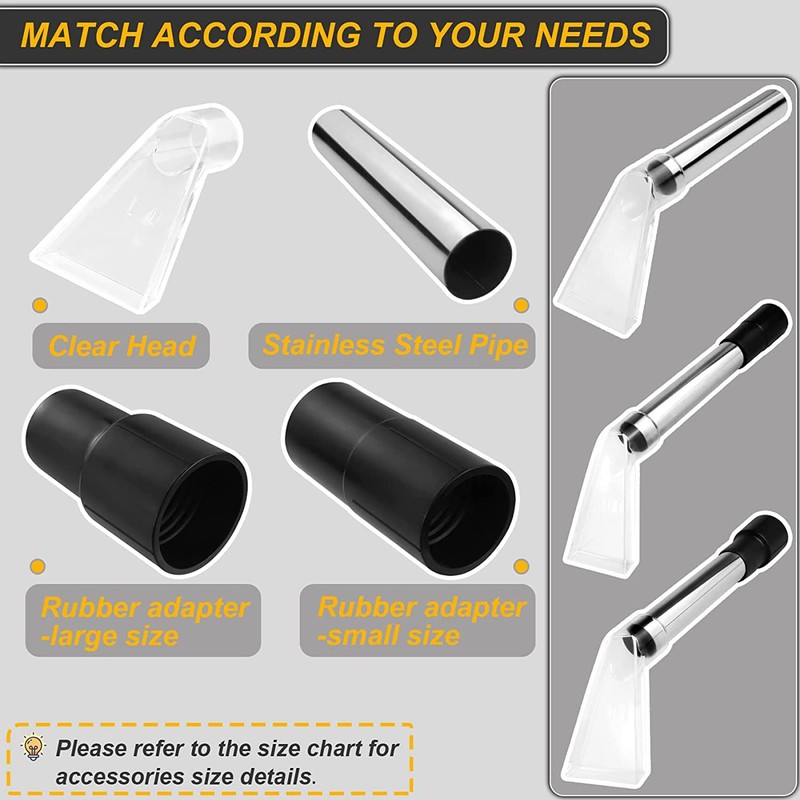 Anlayliay Extractor Hand Wand with Clear Head for Upholstery &