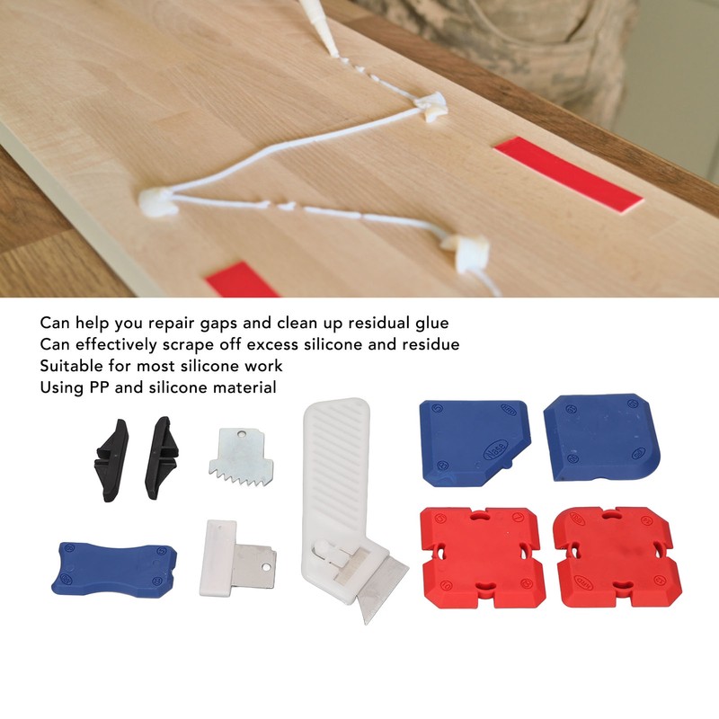 Removal Profiling Scraper Silicone PP Time Saving Grout Finishing Sealing