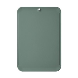 Premium Upgraded doblé Non-Scratch Flexible Cutting Board for Chopping, Scratch Free, Juice Grooves with Easy Grip Handle, Non-Slip Dishwasher Safe for Kitchen 9.3" x 13.7" (Orkid Green)