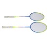 2Pcs Badminton Racket Yellow Light Frame Large Sweet Spot Anti