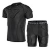 TUOYR Padded Shirt Youth Boys Padded Compression Sports Protective Shirt