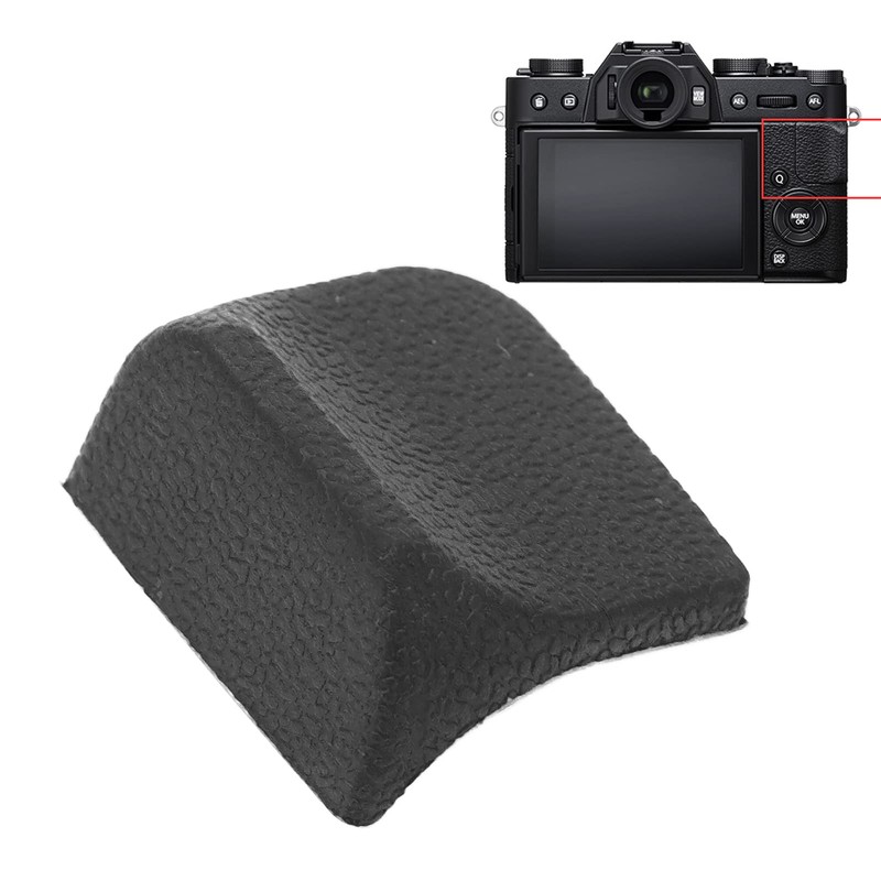 Generic Camera Thumb Rubber Pad, Rubber Black Thumb Rubber Back