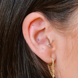 NAO Wellness Stainless Steel Ear Seeds - Auriculotherapy Seeds Self-Care Acupressure Beads Healing Kit with 40+ Solutions – 20 Ear Seeds Acupuncture Kit – Suitable for Adults and Kids