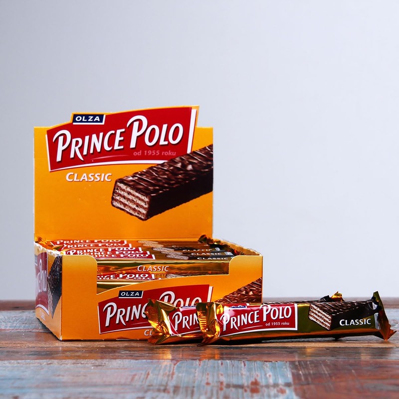 PRINCE POLO DARK CHOCOLATE COVERED WAFER CLASSIC 17.5g (PACK OF