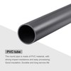 MECCANIXITY PVC Rigid Round Pipe 36mm ID 40mm OD 650mm