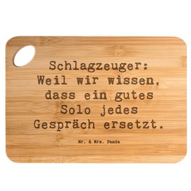 Mr. & Mrs. Panda Bamboo Chopping Board with Saying Drum Kit Solo - Gift, Wooden Chopping Board, Rhythm, Music Room, Pianos, Breakfast Board