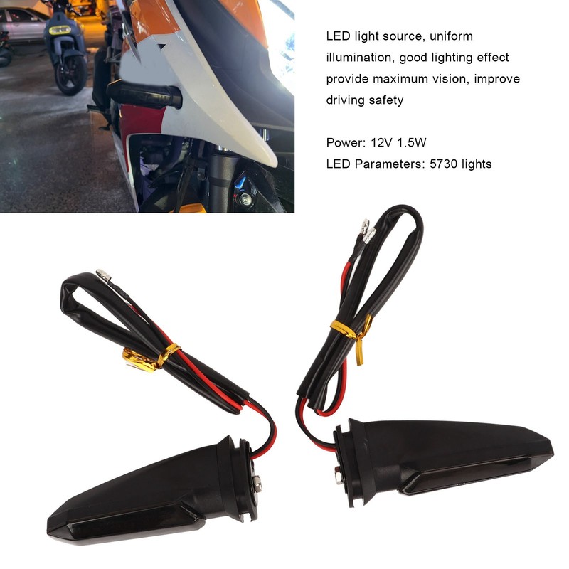 Motorcycle Front Rear Turn Signals Light 12V 1.5W Indicator Blinker