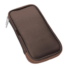 Harilla Kosmetikbeutel Make -up Pinselkoffer Organizer Beutel Tragbares Make -up -Handtaschen -Reisemaschine Pinselhalter für Lidschattenbürsten Frauen, Braun