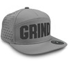 Grind Workout Hats for Men, 7 Panel Laser Vented Classic