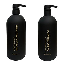 Prorituals Balance Grow  Restore Juego de Champú y Acondicionador de Gran Tamaño Anti Frizz para Cabello Seco y Rizado, Champú Natural y...           