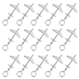Rustark 15Pcs M5 O-Shaped Eye Bolt Toggle Anchor Assortment Kit Toggle Anchors Spring Toggle Wing Bolts Heavy Duty Eye Bolt Butterfly Toggle Anchors for Drywall Hanging Plants