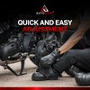 Autodomy Motorcycle Shoe Protector Scooter, ATV, Quad (Black)