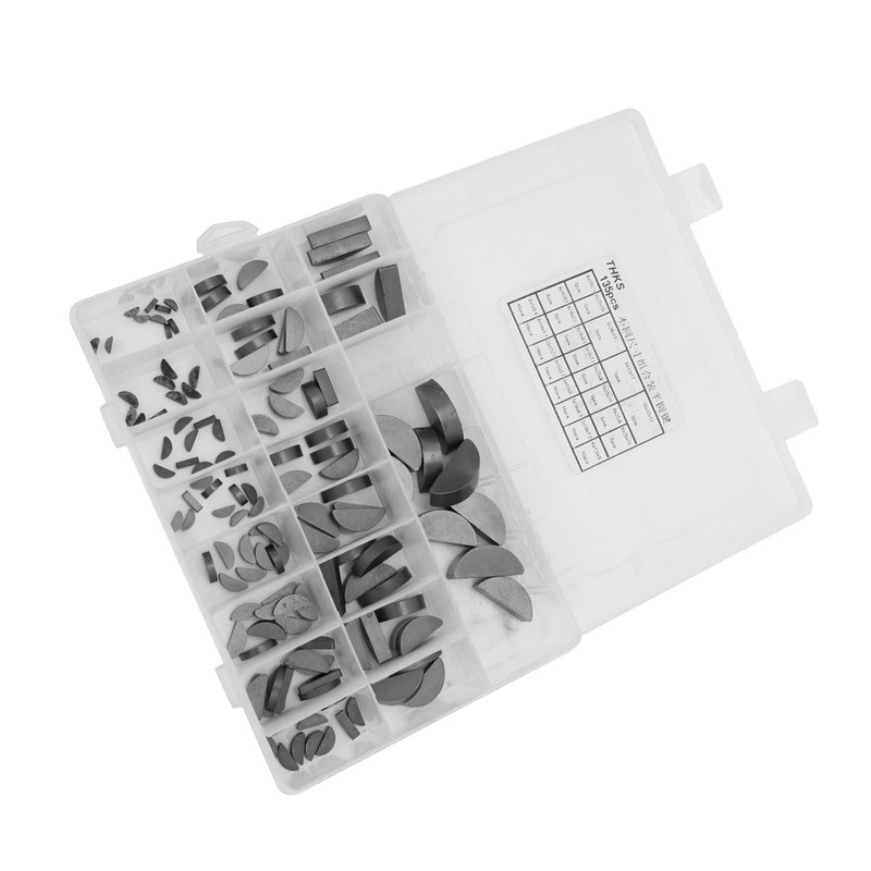 135 Pcs Woodruff Key Flywheel Pulley Crank Way Key Assortment