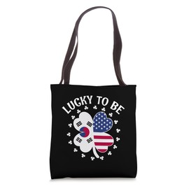 South Korea Roots St Patricks Day Lucky to be South Korean Tote Bag