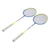 2Pcs Badminton Racket Yellow Light Frame Large Sweet Spot Anti