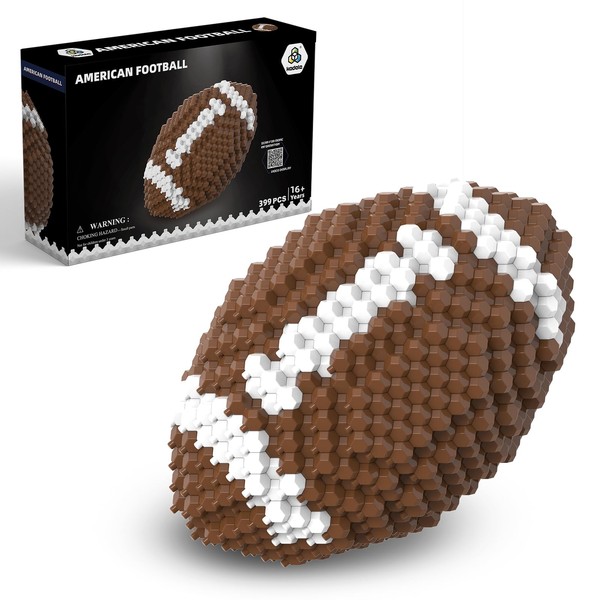 Kadele Rugby ball building Block toys Set,Adults challenging STEM Block
