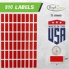 Sticker Label Sheet 25mm x 10mm Grey Pricing Tag Rectangular