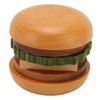 Hamburger Coaster Set Heat Insulation Cute Exquisite Wood Drink Coasters