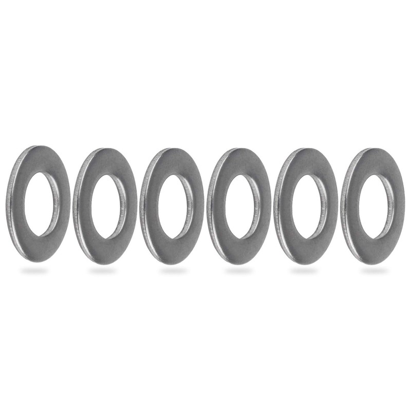 Favordrory M8 Flat Washer, 304 Stainless Steel, 100 PCS (M8