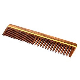 eSplanade Wooden Comb for Men & Women - Sheesham Wood Handmade Anti-Static Hair, Beard Comb. (7.5 Inch)