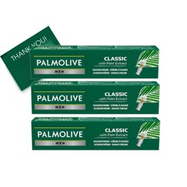 Palmolive Men Shave Cream Classic with Palm Extract, Shave Lather for men 100ml pack of 3
