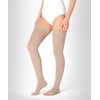 Pani Teresa® Medical Thigh Compression Stockings - with Open Toe