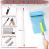 Paint Roller Set 11Pack, 1.9m Paint Roller Extension Pole 6