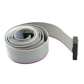 BLS 2.54mm Pitch IDC 20-Pin F/F Connector Extension Flat Ribbon Cable 150cm Length