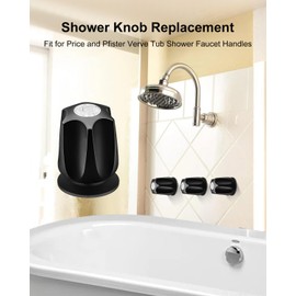 WUMZIJ 3PCS Shower Knobs Compatible with Price Pfister Verve and Bathtub Handle