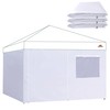 SCOCANOPY Sidewalls 12x12ft Complete Closure Sunwalls for Most 12x12 Canopy