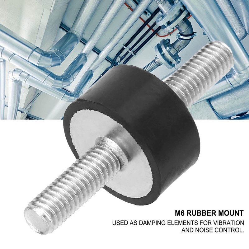 Hominas Rubber Buffer M6, Rubber M6 Vibration Damper Mounts Anti