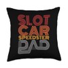 Slot Car Speedster Dad Remote Controlled Car Controller Throw Pillow