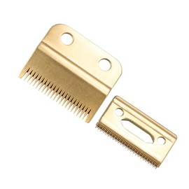 Gold Trimmer Head Electric Razor Head Replacement 2pcs Set for Beard Sideburns Fine Hair