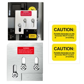 SQUANCHY Generator Interlock Kit Compatible with Square D QO and Homeline 150 or 200 Amp Panels, Generator Horizontal Electrical Interlock Kit, 1 3/8 inches Spacing Between Main and GEN Breaker