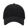 ZFSKJU Cotton Baseball Cap, Large Size, Adjustable, Breathable, Black, Combed