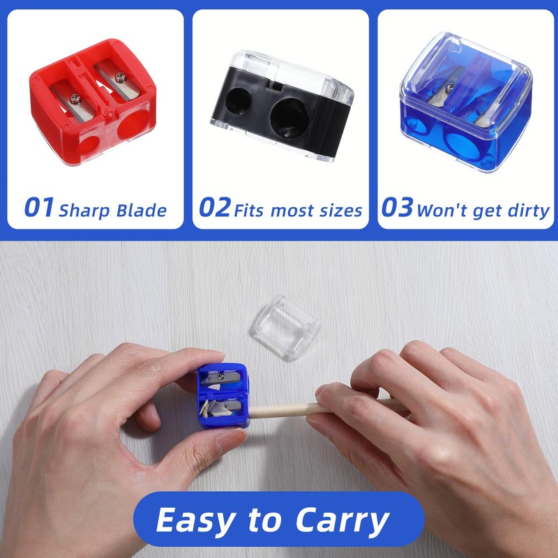5Pcs Eye Pencil Sharpener for Women Lip Liner Pencil Eyeliner