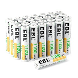 EBL EBL AAA Rechargeable Batteries (28-Counts) Ready2Charge 1.2V 1100mAh Ni-MH Battery