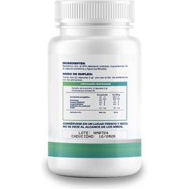 NAIMA Berberine HCL 97%, 100 Cápsulas | Suplemento Alimenticio 100% Puro y Natural | Soporte Digestivo, Bienestar General | Sin Aditivos ni Rellenos