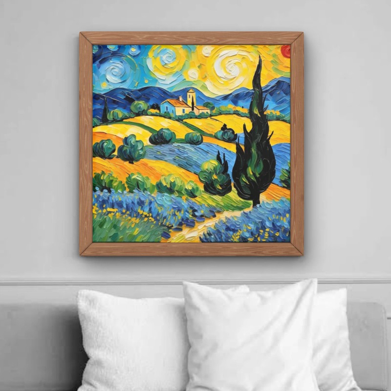 Starry Farmhouse Wall Art