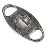 Visol Wild West V Antique Wedge Cigar Cutter (Antique Silver)