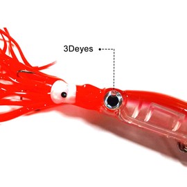 Seasky Luminous Fishing Octopus Squid Shrimp Jig Lure Electronic Octopus Squid Jig Hook Silicone Skirt
