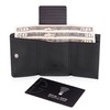 TRUSADOR Rimini Unisex Minimalist Small Leather Wallet Elastic Credit Card