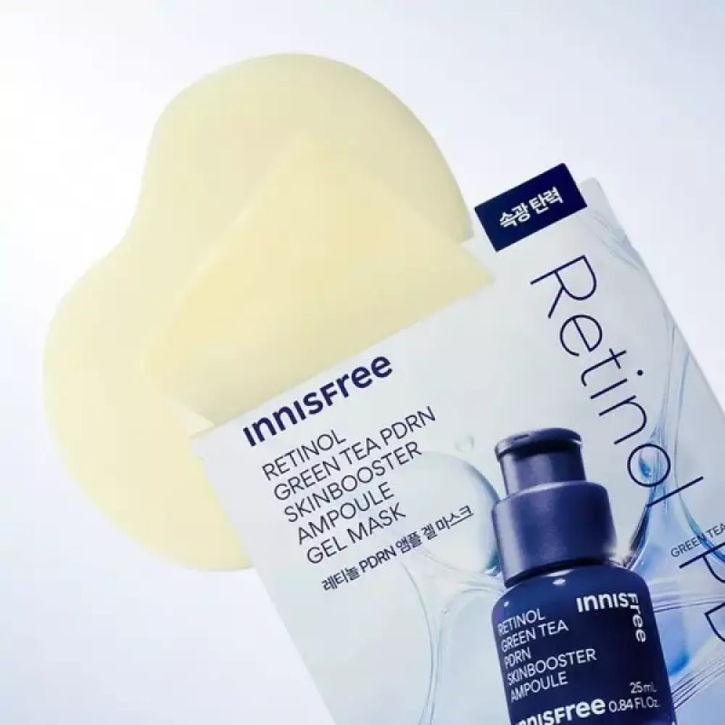Innisfree [이니스프리] 레티놀 그린티 PDRN 스킨부스터 앰플 겔 마스크 25mL