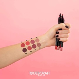 Deborah Milano 2-in-1 Gel Contour & Colour 03 Dusty Pink, High Pigmentation Finish and Ultra Glide, Waterproof and Durable, Gives Intensity and Definition, 1.3 g