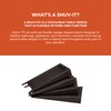 Shuv-It Flexible Plastic Shims (Black 25 Pack) - Leveling Shims